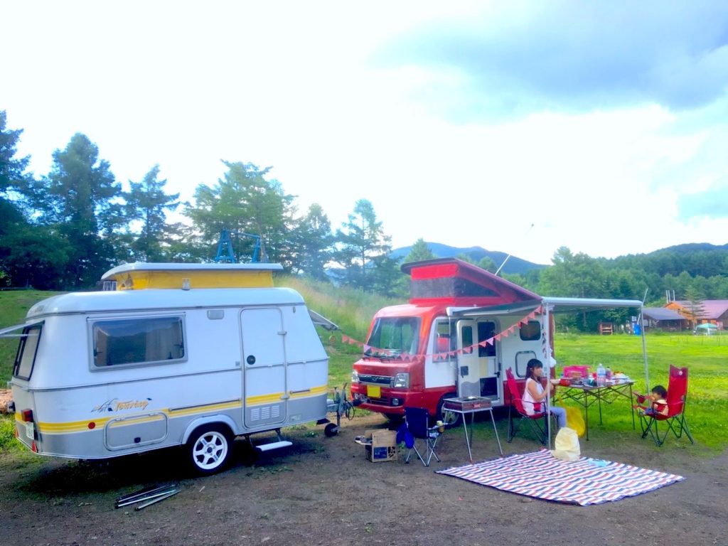 アースマイルビレッジはスキー場を利用した広大なキャンプ場！【群馬  